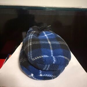 Soft Blue and Black Slippers Socks